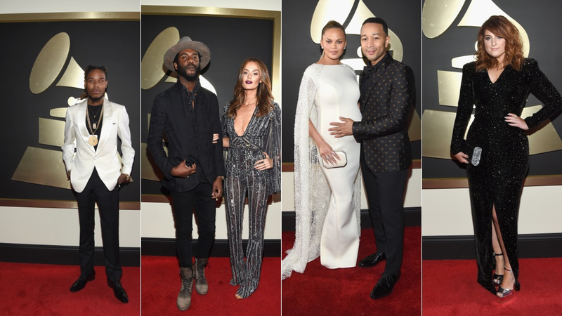 Illustration for article titled Your Complete Guide to All the Looks on the 58th Grammy Awards Red Carpet